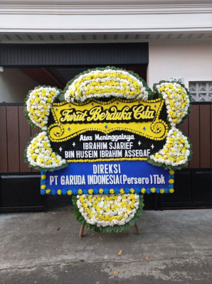 Papan Bunga Duka di Kusipan Babas