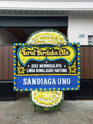 Papan Bunga Duka di Kusipan Babas